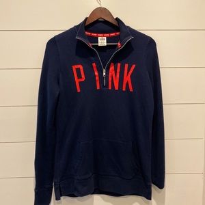 Navy Victoria’s Secret PINK Texans pullover